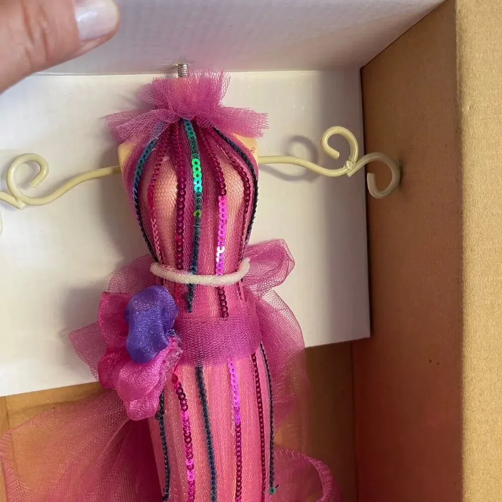 Stand Tree Jewelry Organizer NWT Fashion Ballroom Doll Tule Dress 12